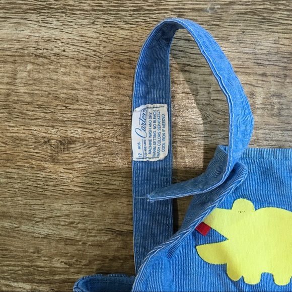 Vintage Baby Boys Carters Overalls Romper - Picture 5 of 5